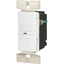 Cooper Wiring Devices OS310U-W-K Motion-Activated Occupancy Sensor Wall Switch, White