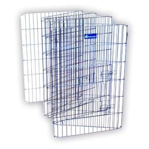 Petmate 55003 Large Wire Exercise Pen, Black/Silver Hammertone Petmate 55003 Large Wire Exercise Pen, Black/Silver Hammertone