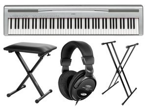 Produkt-Bild: Yamaha P-95 Stage Piano Set inkl. Bank, St&auml;nder und Kopfh&ouml;rer (silber)