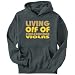 Hoodie Mens Dark Silver 