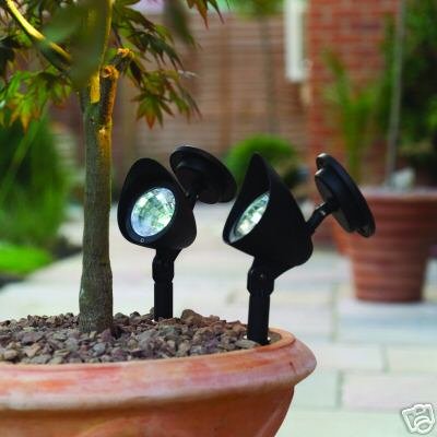 Buy Box of 2 solar spotlights spots garden lights online at Discounted New and Used prices. Delivered to your door with Childrens Toyshop.com