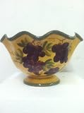 VENETIAN GRAPE CERAMIC KITCHEN FRUIT BOWL