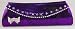 Starlite-Bridal, Evening, Dress Clutch Purple Clutch Bag-Purse with Magnetic Fastening - PRS26009