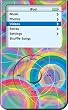 Rainbow Circles Design - Apple iPod video 30GB Hard Case iJacket - Shock Absorbent Hard Protective Faceplate Cover + FREE iPod video Screen Protector Shield