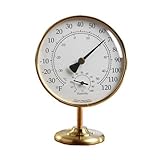 Conant Custom Brass Model TH-20 Vermont Antiqued Brass Portable Weather Station