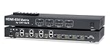 HDMI 4 port 4x4 Matrix Switch & Splitter by cat5e cat6 with UTP