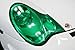 12 by 48 inches Self Adhesive Emerald Green Headlights, Tail Lights, Fog Lights, Sidemarkers Tint Vinyl Film