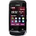 Nokia C2-02 Smartphone (6,6 cm (2,6 Zoll) Touchscreen, 2 Megapixel Kamera, Bluetooth) chrome schwarz