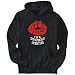 Hoodie Mens Black " Kiss me, I'm a New Apostolic Christian " Religions Small