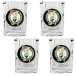 Boston Celtics 4pc Square Shot Glass Set NBA Basketball