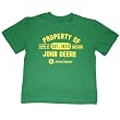 JOHN DEERE "SCHOOL OF HARD WORK" Velvety Green Licensed Youth Tee