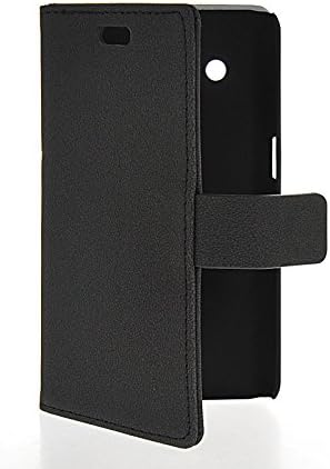 KCASE Flip Leather Slim Wallet Card Pouch Stand Case Cover For Samsung Galaxy Core 2 II G355H Black