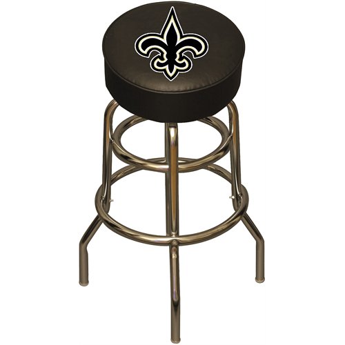 New Orleans Saints Backless Swivel Sports Bar Stool