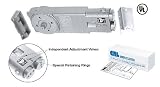 CRL Medium Duty 90º Hold-Open Overhead Concealed Door Closer Body Only