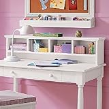 Distressed White Jenny Lind Desk Hutch - Hutch (Distressed White) 41 x 8 x 10h