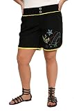 Torrid Plus Size Black Love Tattoo Bermuda Board Short