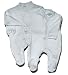 Baby Sleepsuit, Baby Long Sleeve Baby Grow White Allergy Free (Pack of 2) (Height: 74-80cm, Weight: 10.5kg (9-12 Months))