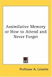 Assimilative Memory Or How To Attend And Never Forget