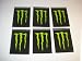 6 Monster Energy Drink M Claw 4x3 Decals Stickers