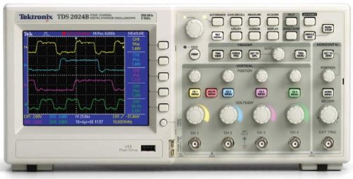 Tektronix TDS2014B, 100 MHz, 4 Ch Digital Storage Oscilloscope with Color Display