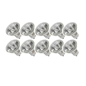 eTopLighting (10) Bulbs, GU10 Halogen Bulb 120V 50W GU10 Halogen Light Bulb, 120 Volt 50 Watt GU10 Halogen Bulb Lamp