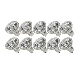  eTopLighting (10) Bulbs, GU10 Halogen Bulb 120V 50W GU10 Halogen Light Bulb, 120 Volt 50 Watt GU10 Halogen Bulb Lamp