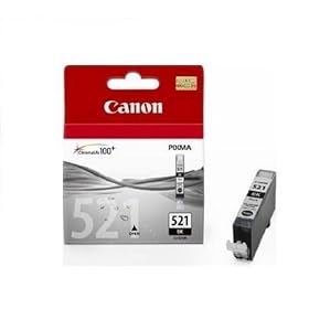 Canon - CLI-521 Bk - Cartouche jet dencre pour - Noir