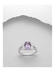 Gem Stones Ring In 92.5 Sterling Silver