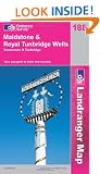 Maidstone and Royal Tunbridge Wells (OS Landranger Map Series)