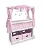 Badger Toys Doll Crib with Canopy and Baskets thumb