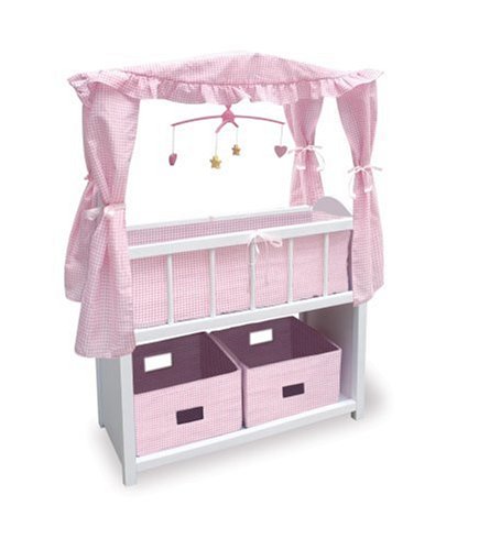Buy Badger Toys Doll Crib with Canopy and Baskets