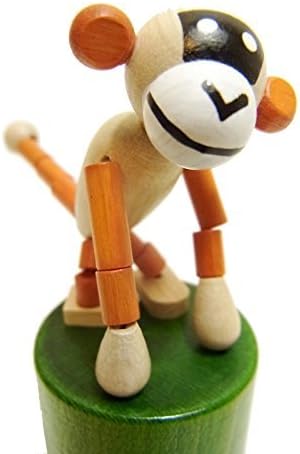 DETOA (Detoa) wooden press up figure "mini-monkey" Interior Czech-made