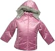 Youth Girl's Green Bay Packers Pink Satin Heavyweight Coat