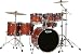 Pacific Drums by DW X7 8 Tom, 14 Floor Tom, 14x5 Snare, Orange Sparkle