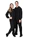 Footed Pajamas - Midnite Black II Adult Fleece