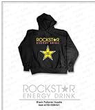 ROCKSTAR ENERGY DRINK HOODED PULLOVER SWEATSHIRT SIZE MEDIUM