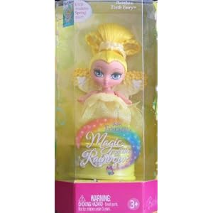 Barbie Fairytopia Magic of the Rainbow TOOTH FAIRY Yellow Doll (2006) by 