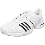 adidas Men's Barricade 6.0 London Ltd. Tennis Shoe,Wht/Black/University Red,14.5 M US