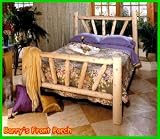 Sunburst Log Bed
