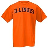 Illinois Fighting Illini Orange Arch Logo T-shirt