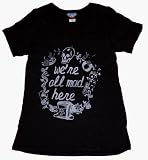 TS636 Alice In Wonderland We're All Mad Here Juniors Junk Food Scoop Neck Oversize Soft T-Shirt