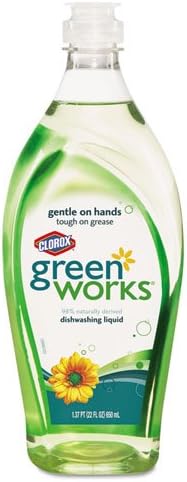 Green Works Dishwashing Liquid, Original, 22oz Bottle - Includes 12 per case.