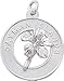Cayman Islands Hibiscus Charm Sterling Silver Cayman Islands Hibiscus Charm Sterling Silver