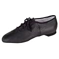 Girls' Danshuz Leather Split Sole Jazz Shoes - Black
