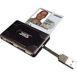SGT121 CAC Smart Card, Multi-Memory, SDXC, SIM Reader with 3-Port USB Hub