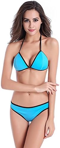 Jakpopin Women's Sexy Two Piece Bikini Swimsuit Push Up Padded Top Bathing Suits