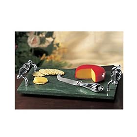 Marble Cheese Board and Knife By Godinger by 