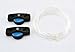 Topcabin LED Shoelaces with Continuous and 2 Blinking Modes in 5 Colors Flash Lighting the Night for Party Hip-hop Dancing (Blue)