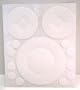 FastCap Adhesive Cover Caps Plumb Cap PVC White (1 Sheet 14 Caps)