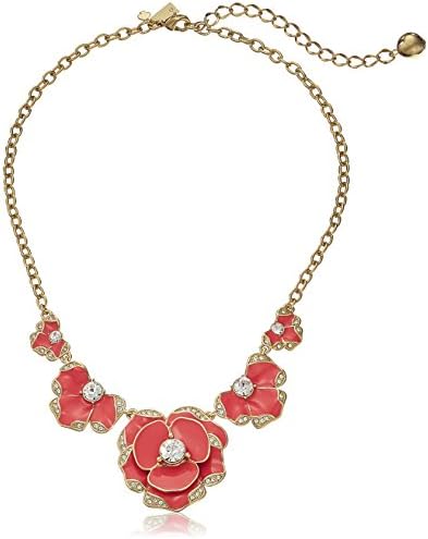 kate spade new york "Beach House Bouquet" Geranium Pendant Necklace